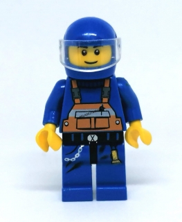 LH3167 LEGO HRANÁ MINIFIGURKA MUŽ V ZÁVODNICKÉM