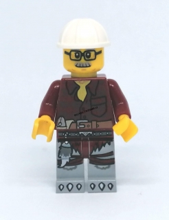 LH3179 LEGO HRANÁ MINIFIGURKA MUŽ DŘEVORUBEC
