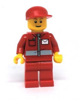 LH3183 LEGO HRANÁ MINIFIGURKA MUŽ POŠŤÁK