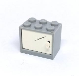 LH2150 LEGO HRANÁ ŠEDÁ OTVÍRACÍ SKŘÍŇKA