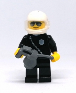 LH351 LEGO HRANÁ MINIFIGURKA POLICISTA V HELMĚ S OLEJNIČKOU