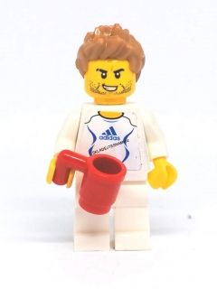 LH3261 LEGO HRANÁ MINIFIGURKA MUŽ S KAFEM