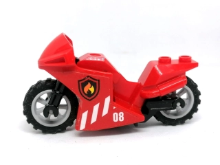 LH2182 LEGO HRANÁ MOTORKA ČERVENÁ HASIČKSÁ