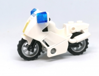 LH2193 LEGO HRANÁ MOTORKA BÍLÁ POLICEJNÍ
