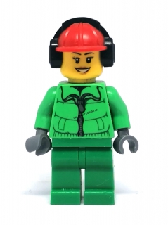 LH3291 LEGO HRANÁ MINIFIGURKA V ZELENÉM