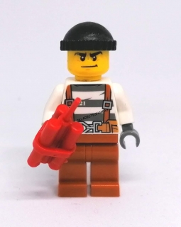 LH509 LEGO HRANÁ MINIFIGURKA PADOUCH S DYNAMITEM