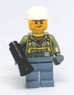 Lh549 LEGO HRANÁ MINIFIGURKA MUŽ S MEGAFONEM