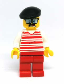 LH996 LEGO HRANÁ MINIFIGURKA MUŽ V BARETU