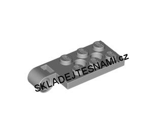 LH2377 LEGO NOVÝ PANT - DESKA SE ZÁVĚSEM ŠEDÁ 2X3 NOPKY/43045