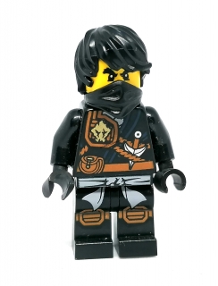 LH1119 LEGO HRANÁ MINIFIGURKA NINJAGO ČERNÁ
