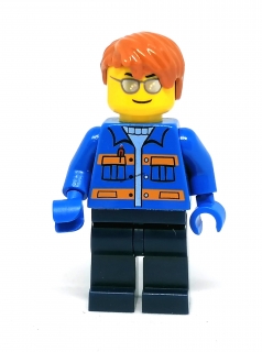 LH1153 LEGO HRANÁ MINIFIGURKA CITY V MONTÉRKÁCH
