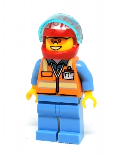 LH1160 LEGO HRANÁ MINIFIGURKA CITY V MONTÉRKÁCH