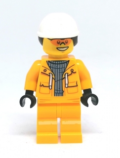 LH1216 LEGO HRANÁ MINIFIGURKA PRACOVNÍK