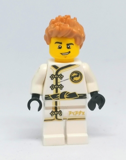 LH1274 LEGO HRANÁ MINIFIGURKA NINJAGO BÍLÁ