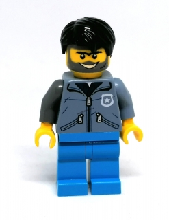 LH1419 LEGO HRANÁ MINIFIGURKA MUŽ V ŠEDÉM