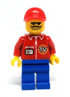 LH1637 HRANÁ MINIFIGURKA MUŽ ČLEN TV ŠTÁBU