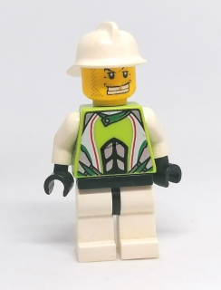 LH1683 HRANÁ MINIFIGURKA MUŽ V BÍLÉ HELMICI