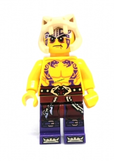 LH1719 HRANÁ MINIFIGURKA NINJAGO SE ZVÍŘECÍ HELMOU NA HLAVĚ