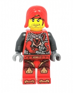LH1783 HRANÁ LEGO MINIFIGURKA NINJAGO ČERVENÉ VLASY