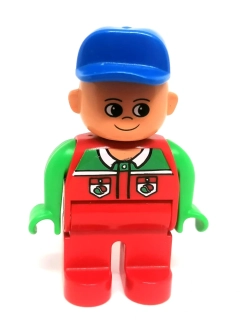 H384 DUPLO HRANÁ FIGURKA PÁN V MODRÉ KŠILTOVCE