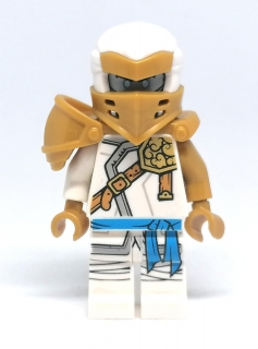 LH2214 HRANÁ LEGO MINIFIGURKA NINJAGO BÍLO ZLATÁ