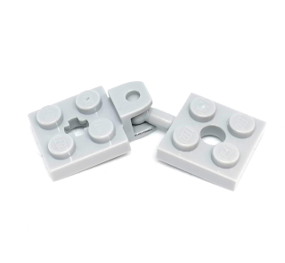 X185 LEGO DÍL ŠEDÉ TAŽNÉ ZAŘÍZENÍ KLOUBOVÉ DVA DÍLY