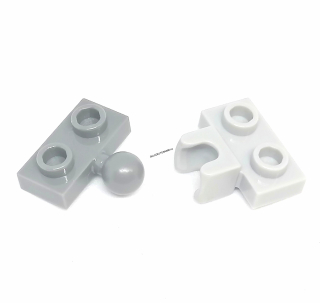 X186 LEGO DÍL ŠEDÝ KLOUBOVÁ SPOJKA