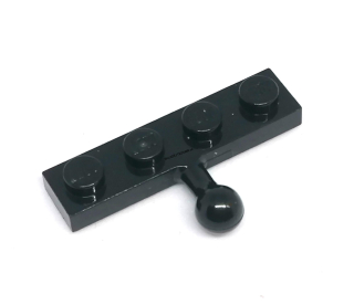 X187 LEGO DÍL ČERNÉ TAŽNÉ ZAŘÍZENÍ 1X4 NOPKY