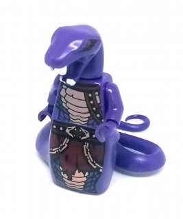 LH2364 LEGO HRANÁ MINIFIGURKA NINJAGO FIALOVÝ HAD