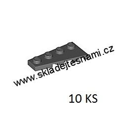 LH285 LEGO HRANÉ DÍLY ZKOSENÉ DESTIČKY 10 KS