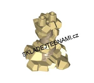 X207 LEGO DÍL KAMENNÉ NOHY BÉŽOVÉ