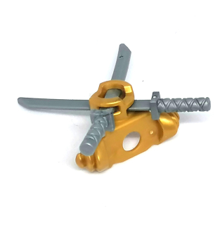 F213 LEGO HRANÉ NÁRAMENÍKY ZLATÉ A DVA NINJAGO MEČE
