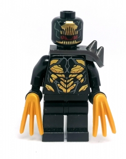 LH2949 LEGO HRANÁ MINIFIGURKA ČERNOZLATÁ S PAŘÁTY
