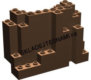 LH2531 LEGO SKÁLA HRANÁ VELKÁ ČERVENOHNĚDÁ