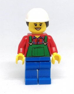 LH3172 LEGO HRANÁ MINIFIGURKA ŽENA V MONTÉRKÁCH