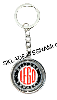 LEGO VIP PŘÍVĚŠEK NA KLÍČE LOGO LEGO 1950 KULATÉ