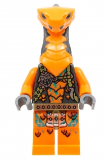 LH3320 LEGO HRANÁ MINIFIGURKA NINJAGO COBRA MECHANIC ORANŽOVÁ