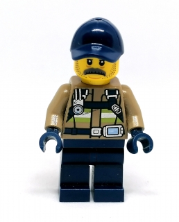 LH3341 LEGO HRANÁ MINIFIGURKA HASIČ V KŠILTOVCE