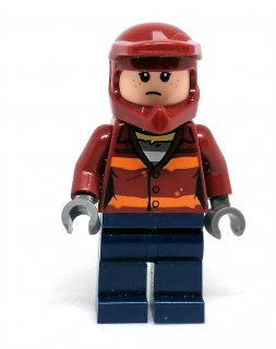 LH3343 LEGO HRANÁ MINIFIGURKA MUŽ V KROSOVÉ HELMĚ