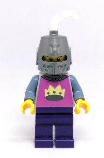 LH3369 LEGO HRANÁ MINIFIGURKA RYTÍŘ S BÍLÝM CHOCHOLEM