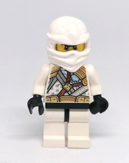 LH3373 LEGO HRANÁ MINIFIGURKA NINJAGO BÍLÝ NINJA