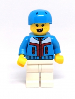 LH3376 LEGO HRANÁ MINIFIGURKA LYŽAŘ V HELMĚ