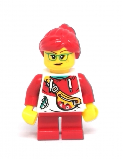 LH3404 LEGO HRANÁ MINIFIGURKA ŽENA S LEDVINKOU