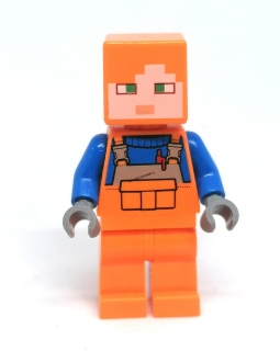LH3493 LEGO HRANÁ MINIFIGURKA MINECRAFT ALEX OVERALLS