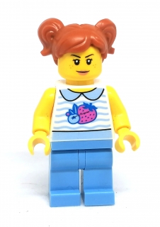 LH3557 LEGO HRANÁ MINIFIGURKA ŽENA ZRZAVÉ VLASY