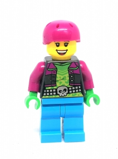LH3558 LEGO HRANÁ MINIFIGURKA SKATEBOARDERKA