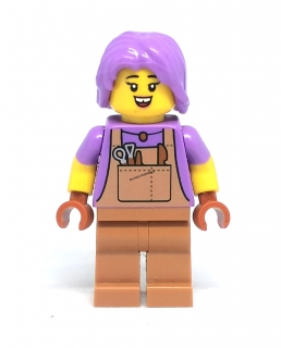 LH3586 LEGO HRANÁ MINIFIGURKA ŽENA V MONTERKÁCH