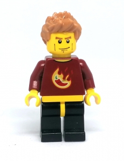 LH3597 LEGO HRANÁ MINIFIGURKA MUŽ TRIKO ČILI