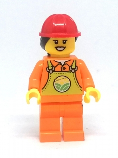 LH3643 LEGO HRANÁ MINIFIGURKA ŽENA V MONTERKÁCH