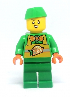 LH3668 LEGO HRANÁ MINIFIGURKA ŽENA- STÁNEK S LIMONÁDOU